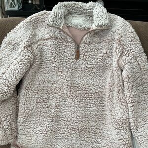 Thread & Supply Cream Sherpa Jacket